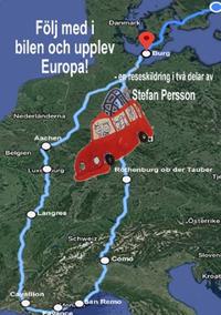 Följ med i bilen och upplev Europa!