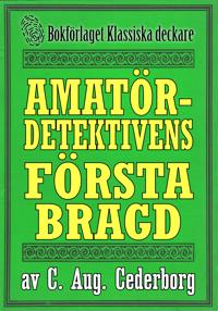 Amatördetektivens första bragd. Stockholmsroman från år 1906. Kompletterad med fakta och ordlista