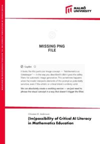 (Im)possibility of critical AI literacy in mathematics education