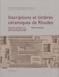 Inscriptions et timbres céramiques de Rhodes