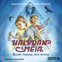 Bokomslag för Halvdan och Meia. Bland trälar och gudar