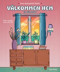 Välkommen hem : En målarbok med mysiga hem och hus