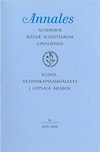 Kungl. Vetenskapssamhällets i Uppsala årsbok 36/2005-2006