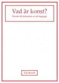 Vad är konst? : försök till definition av ett begrepp