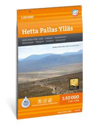 Hetta Pallas Ylläs tunturikartta 1:50 000