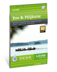 Evo & Päijänne retkeilykartta, 1:25 000