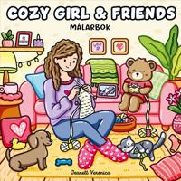 Bokomslag för Cozy Girl & Friends : Målarbok