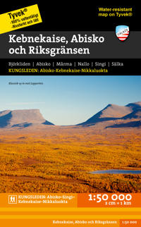 Kungsleden: Kebnekaise, Abisko och Riksgränsen 1:50.000