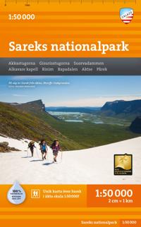 Sareks nationalpark 1:50.000