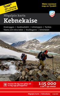 Produktbild för Högalpin karta Kebnekaise 1:15.000