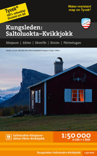 Produktbild för Kungsleden: Saltoluokta–Kvikkjokk 1:50 000