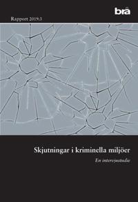 Skjutningar i kriminella miljöer. Brå rapport 2019:3 : En intervjustudie