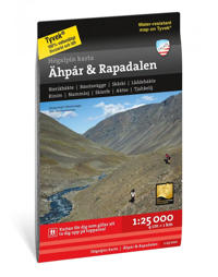 Högalpin karta Ähpar & Rapadalen 1:25.000