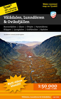Vålådalen & Lunndörrsfjällen 1:25 000