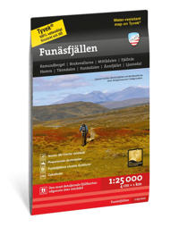 Bokomslag för Funäsfjällen 1:25 000
