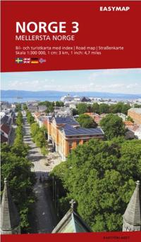 Mellersta Norge 3 EasyMap, 1:300 000