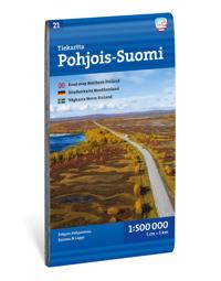 Tuotekuva ille Tiekartta Pohjois-Suomi