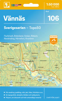 106 Vännäs Sverigeserien Topo50