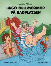 Hugo och mormor på badplatsen