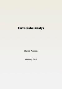 Envariabelanalys