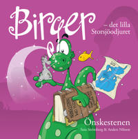 Bokomslag för Birger - det lilla Storsjöodjuret. Önskestenen