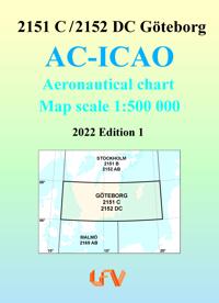 ACICAO 2151C/2152DC Göteborg 2022 : Skala 1:500 000
