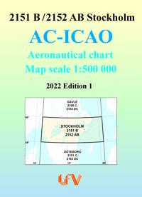 ACICAO 2151B/2152AB Stockholm 2022 : Skala 1:500 000