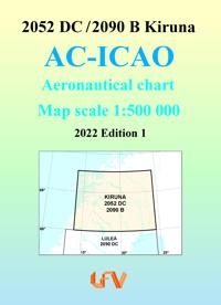 ACICAO 2052DC/2090B Kiruna 2022 : Skala 1:500 000