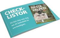 Bästa Valpen - Checklistor - Din utvecklingsplan från valp till vuxen hund