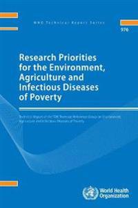 Research priorities for the environment, agriculture and infectious diseases of poverty