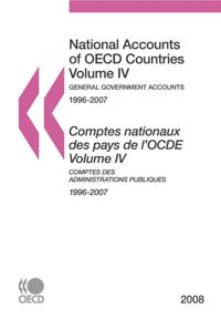 National Accounts of OECD Countries 2008, Volume IV, General Government Accounts