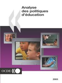 Analyse des politiques d'education 2003