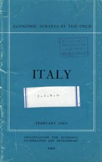 OECD Economic Surveys: Italy 1963