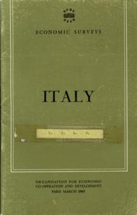 OECD Economic Surveys: Italy 1965