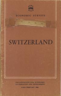 OECD Economic Surveys: Switzerland 1966
