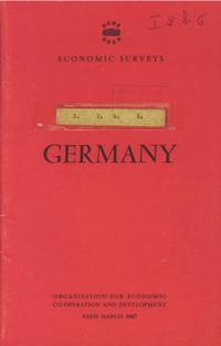 OECD Economic Surveys: Germany 1967