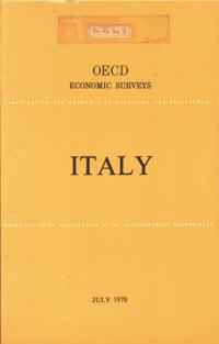 OECD Economic Surveys: Italy 1970