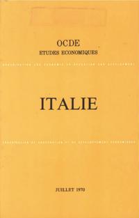 Etudes economiques de l'OCDE : Italie 1970