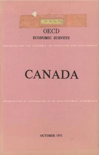 OECD Economic Surveys: Canada 1971