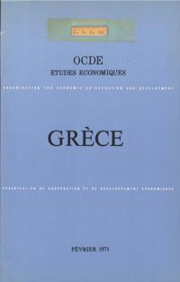 Etudes economiques de l'OCDE : Grece 1971