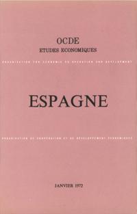 Etudes economiques de l'OCDE : Espagne 1972