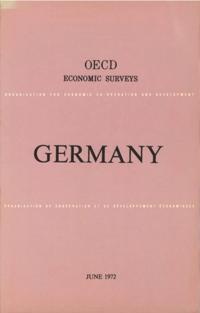 OECD Economic Surveys: Germany 1972