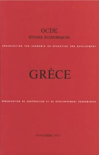 Etudes economiques de l'OCDE : Grece 1972