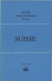 Etudes economiques de l'OCDE : Suisse 1982