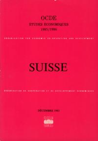 Etudes economiques de l'OCDE : Suisse 1986