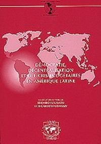 Seminaires du Centre de Developpement Democratie, decentralisation et deficits budgetaires en Amerique latine