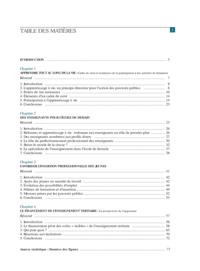Analyse des politiques d'education 1998