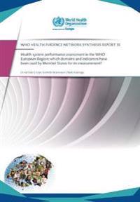 Health system performance assessment in the WHO European Region