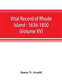 Vital record of Rhode Island
