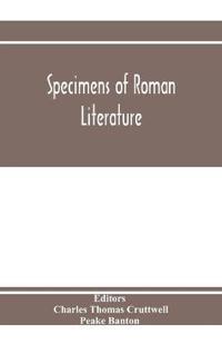 Specimens of Roman literature